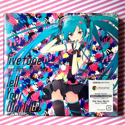 Tell Your World EP [Édition Deluxe] (CD + DVD) - livetune feat. Album Vocaloïde Hatsune Miku