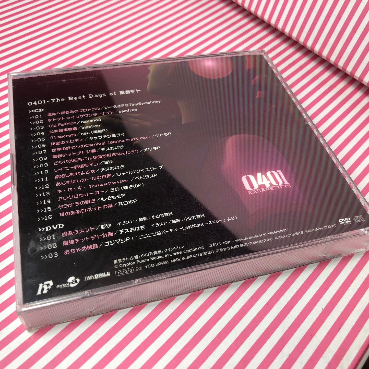 UTAU The Best Days of Kasane Teto [2 CD] Album CD (Used)
