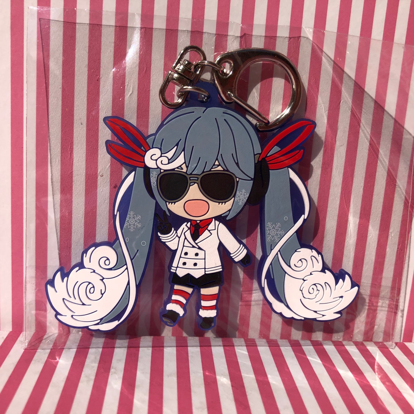 Porte-clés Vocaloid Snow Miku limité 2022 D