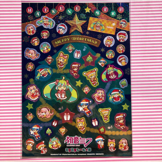 Official Vocaloid Hatsune Miku B Christmas Sticker Set