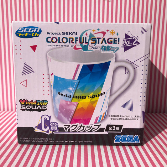 Tasse de scène colorée Project Sekai ! pi. Hatsune Miku - Vivid Bad Squad