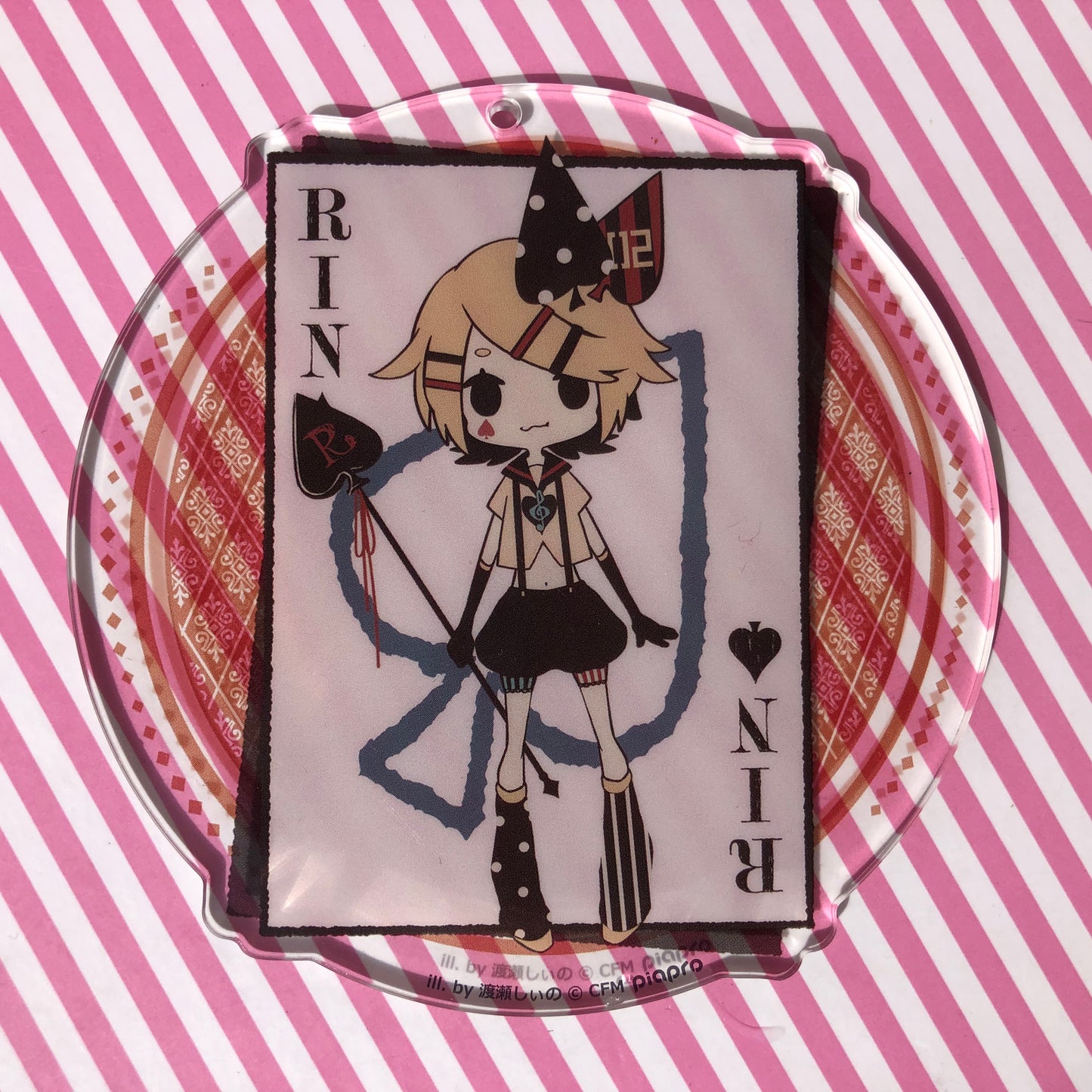 Vocaloid Kagamine Rin Acrylic Keychain - Hatsune Miku Series Acrylic Coaster D: Rin