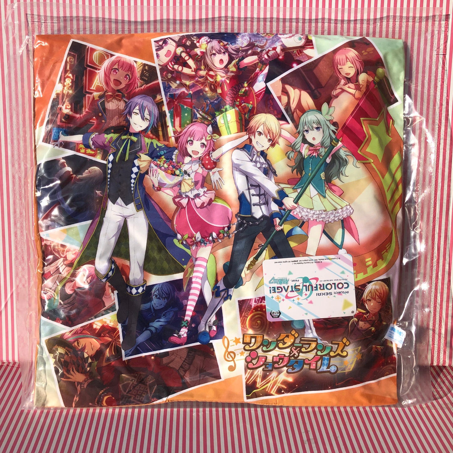 Nouveau coussin de scène coloré Project Sekai ! pi. Hatsune Miku - Pays des Merveilles x Showtime