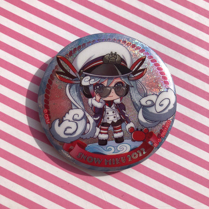 Hatsune Miku Badge - Vocaloid Hatsune Miku Snow Miku 2022 C