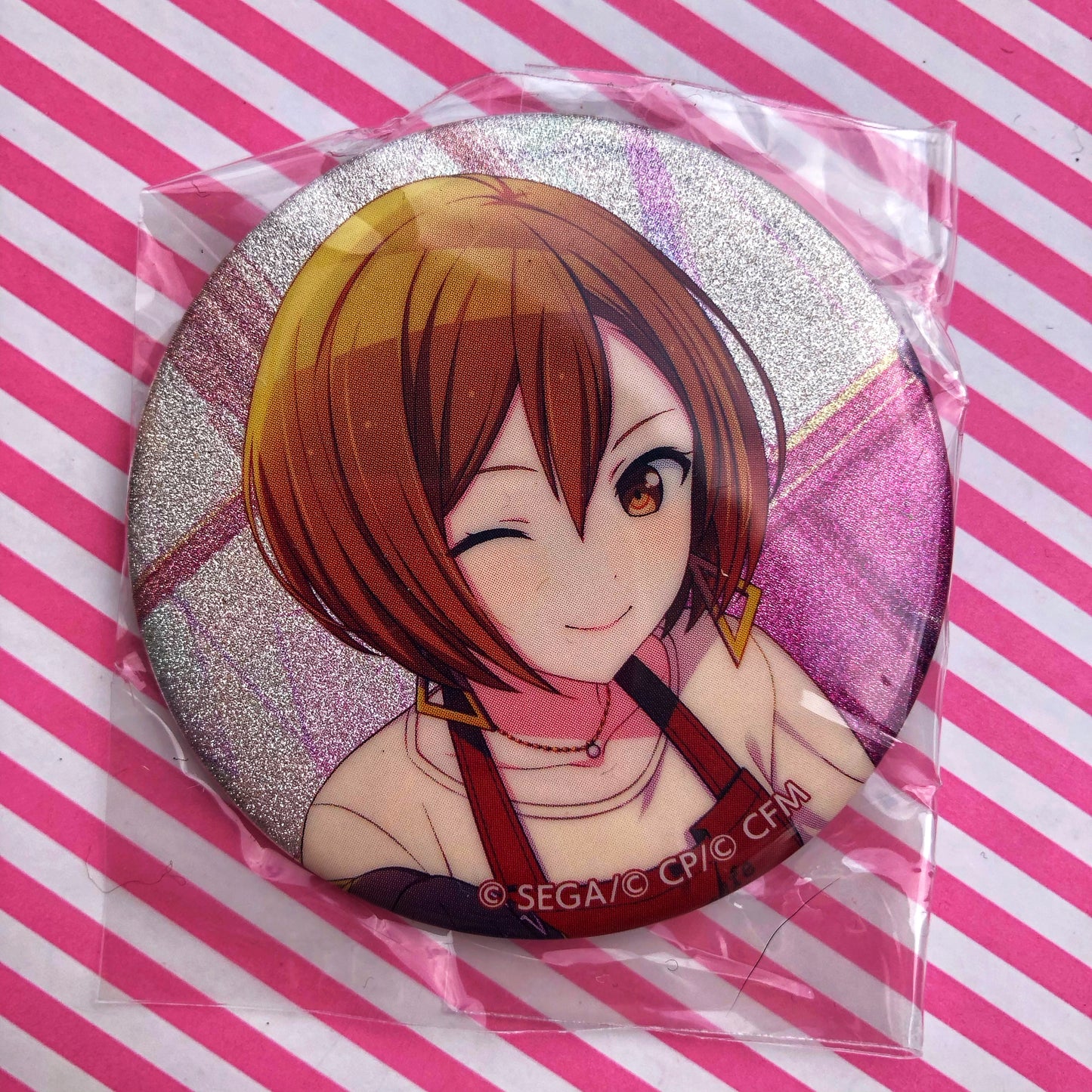 Project Sekai Colorful Stage! feat. Hatsune Miku - Meiko Sparkly Can Badge D