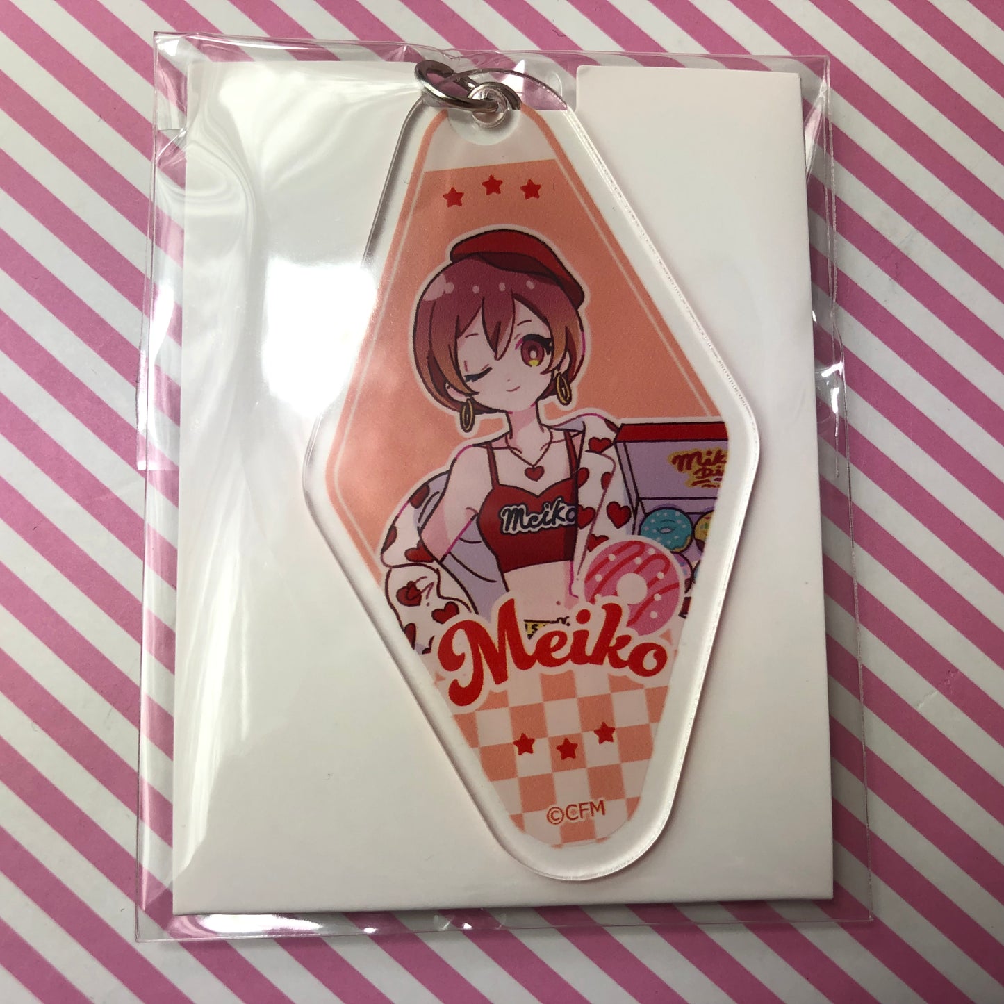 Vocaloid Meiko Acrylic Keychain - Hatsune Miku's Diner