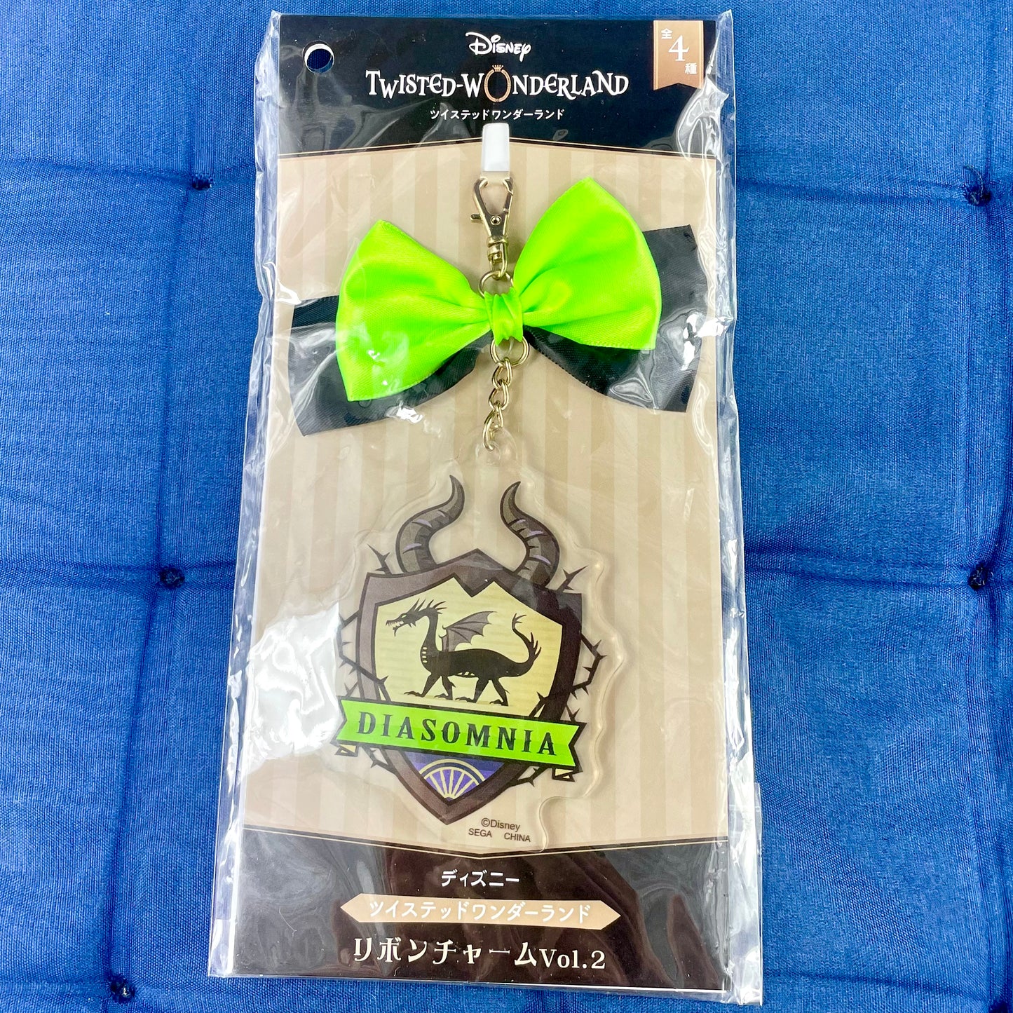 Disney Twisted Wonderland Acrylic Bow Keychain