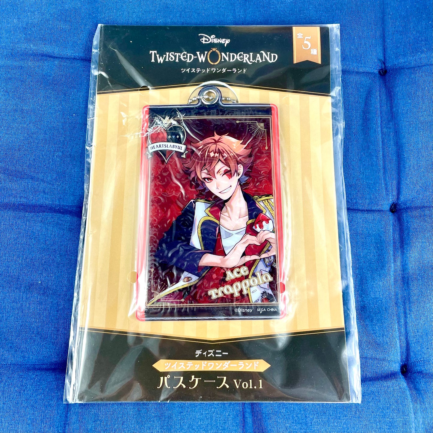 Ace and Kalim Disney Twisted Wonderland Rubber Keychain