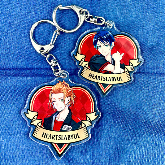 Heartslabyul Disney Twisted Wonderland Acrylic Keychain