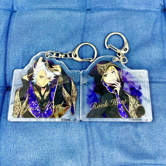 Jack and Rook Disney Twisted Wonderland Acrylic Keychain