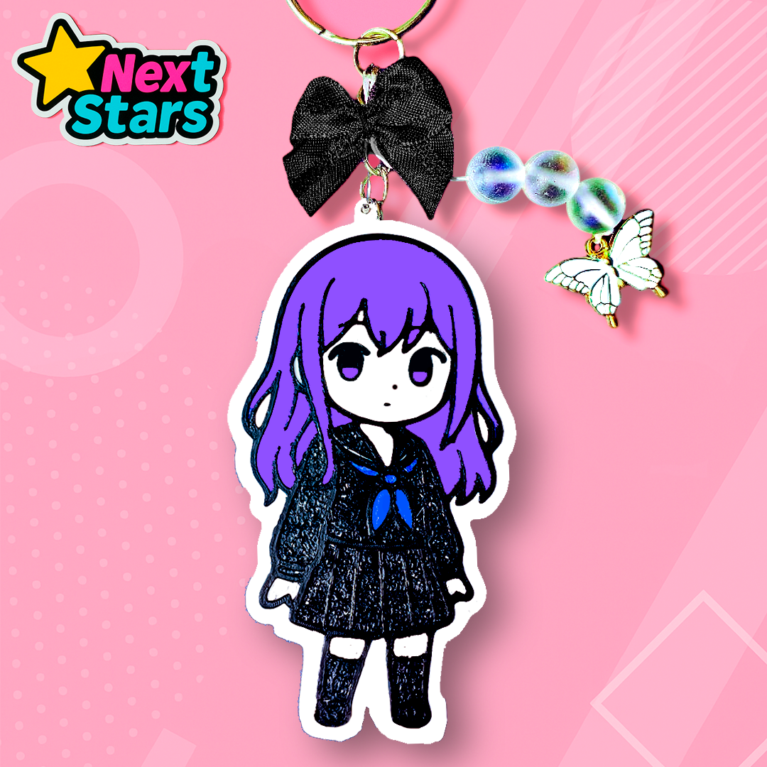 3D Relief Amulet Keychain 'Next Stars' Asahina Mafuyu Project Sekai Colorful Stage ft. Hatsune Miku (Copy)