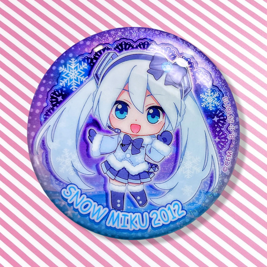 Badge Snow Miku 2012 - Vocaloid Hatsune Miku