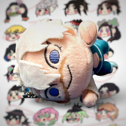 Nesoberi Sanemi Shinazugawa Kimetsu No Yaiba Decorative Keychain