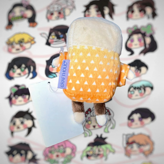 Plush Zenitsu Agatsuma Kimetsu No Yaiba Collaboration