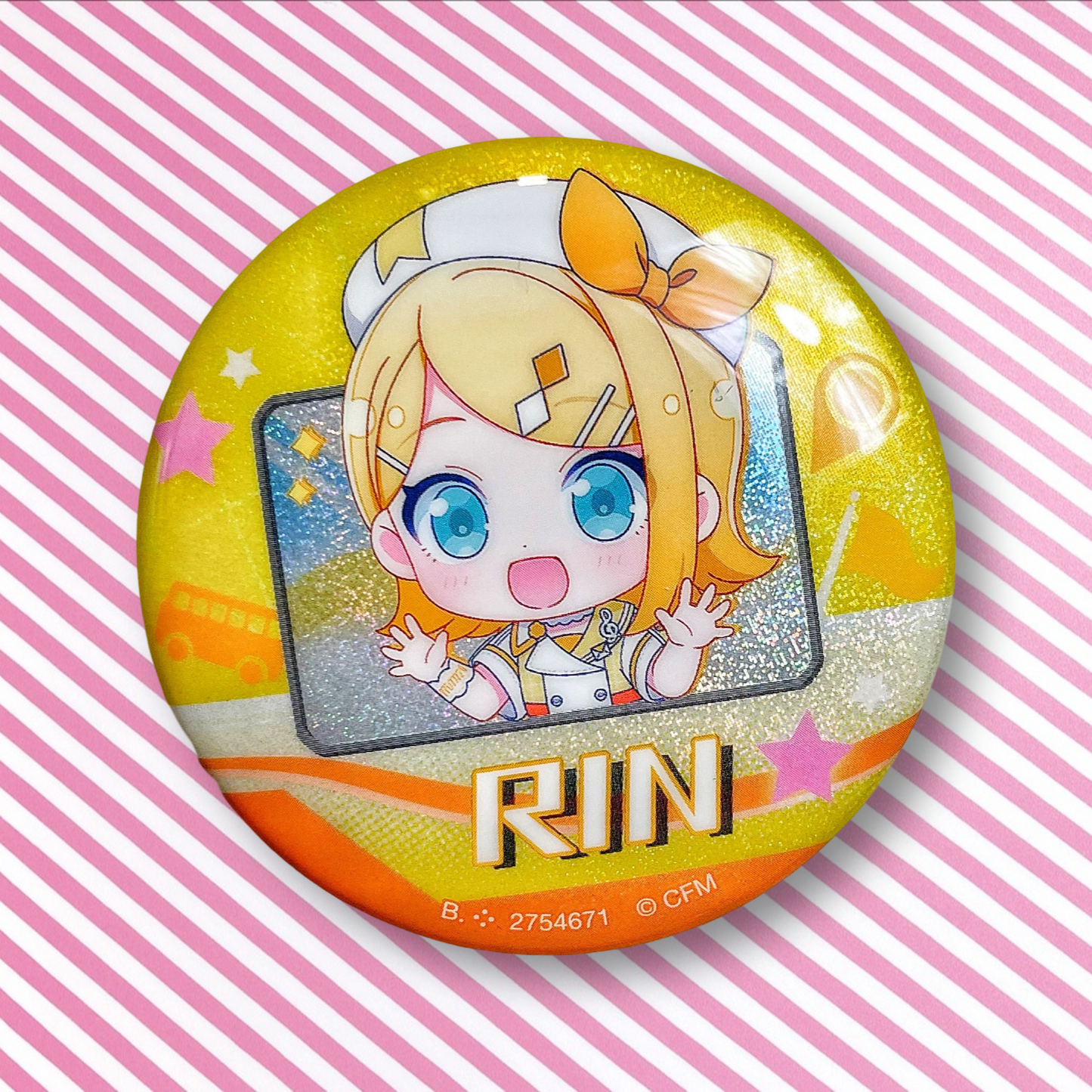 Badge Kagamine Rin Magical Mirai 2024 - Vocaloïde Hatsune Miku