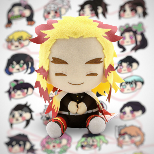 Large Plush Kyojuro Rengoku Kimetsu No Yaiba Smiling