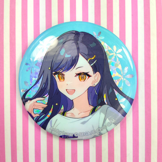 Badge limité brillant Shiraishi Un badge Une scène colorée du projet Sekai ! pi. Hatsune Miku