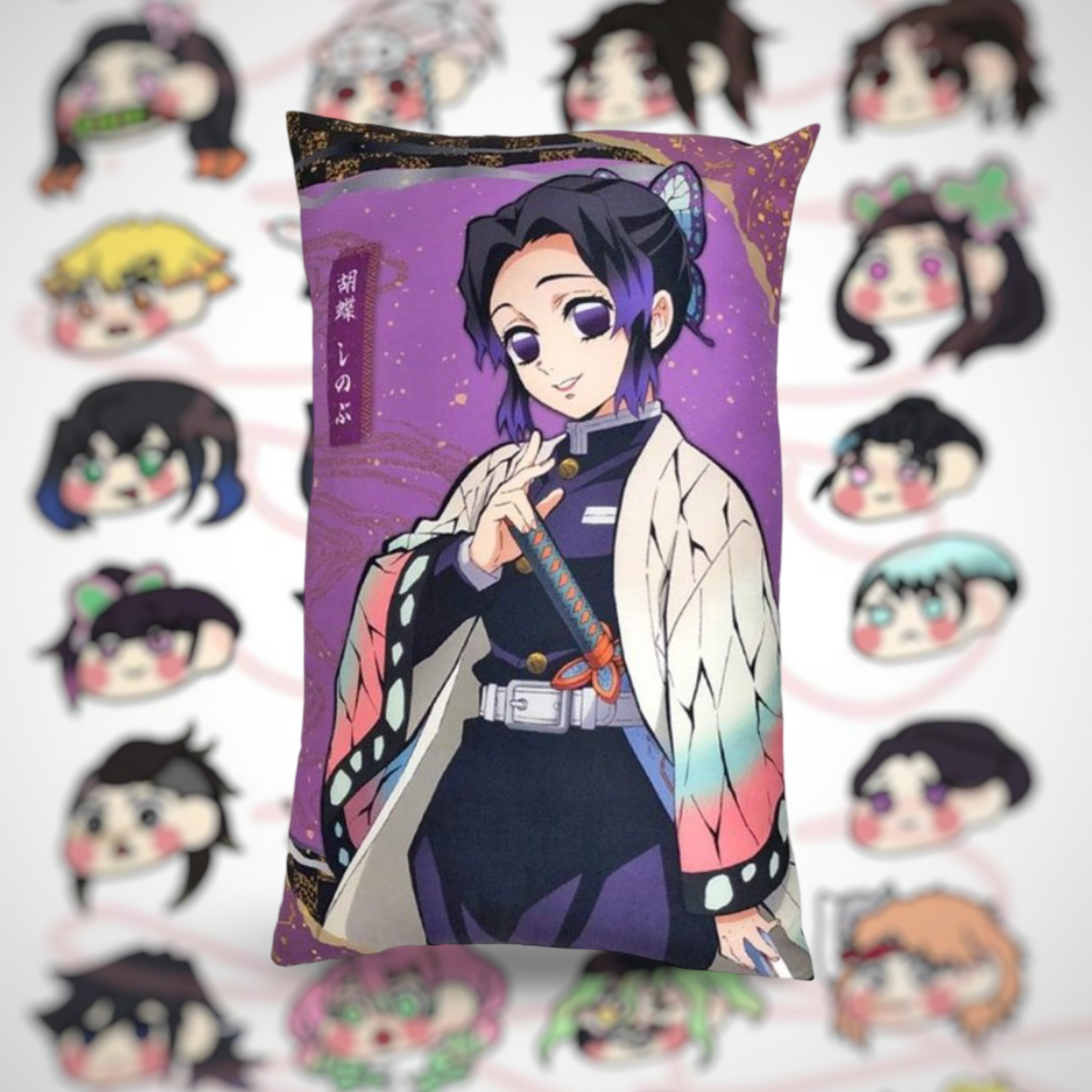 Kimetsu No Yaiba Shinobu Kocho Large Cushion