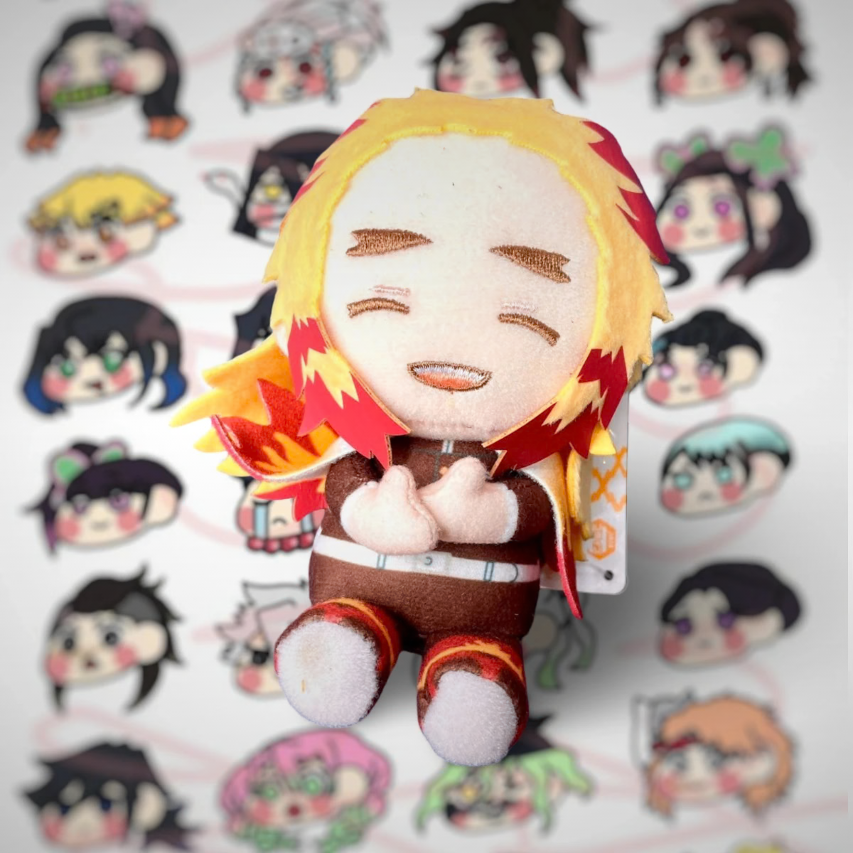 Kimetsu No Yaiba Kyojuro Rengoku Decorative Keychain