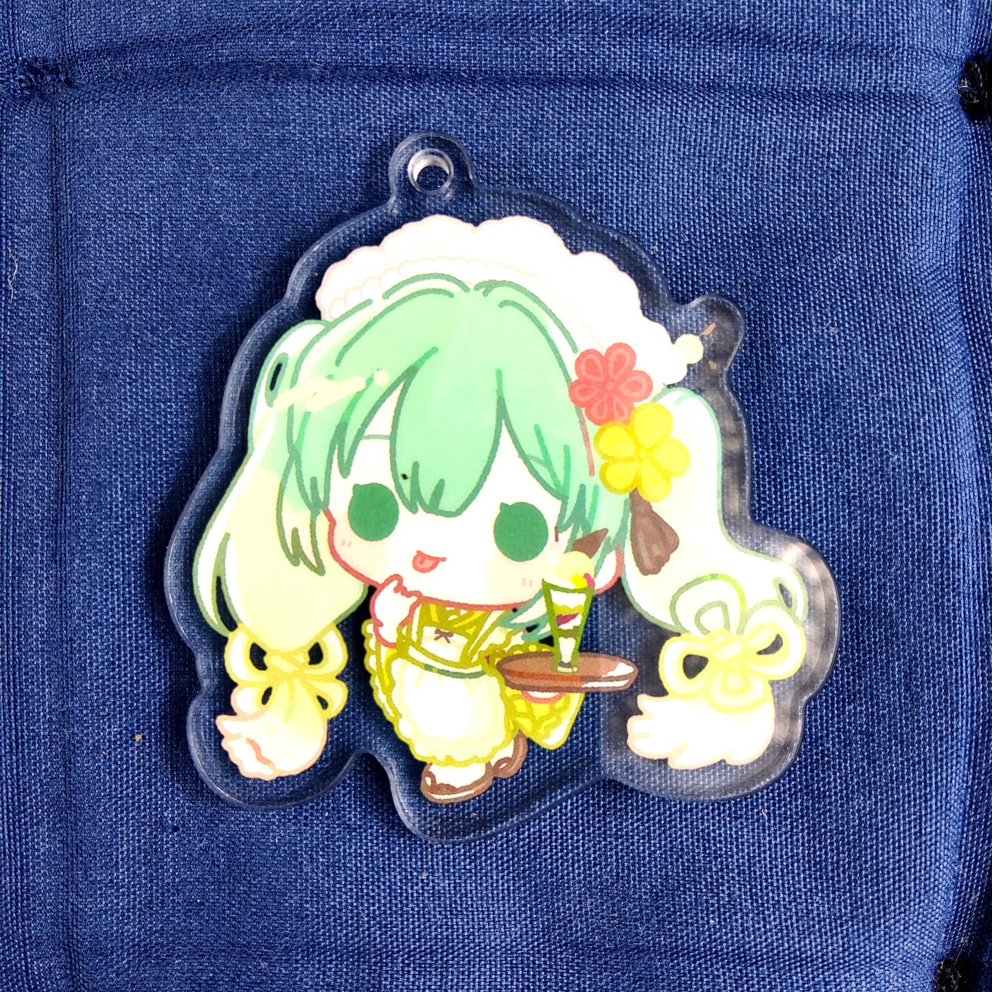 Llavero Acrílico Original Vocaloid Hatsune Miku Matcha Tea Memorial Collection