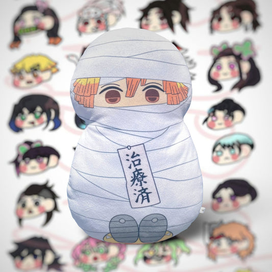 Large Plush Mummy Zenitsu Agatsuma Kimetsu No Yaiba