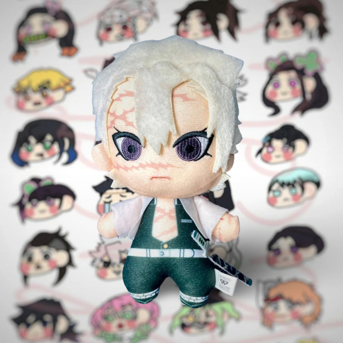 Porte-clés décoratif Sanemi Shinazugawa Kimetsu No Yaiba Vers2