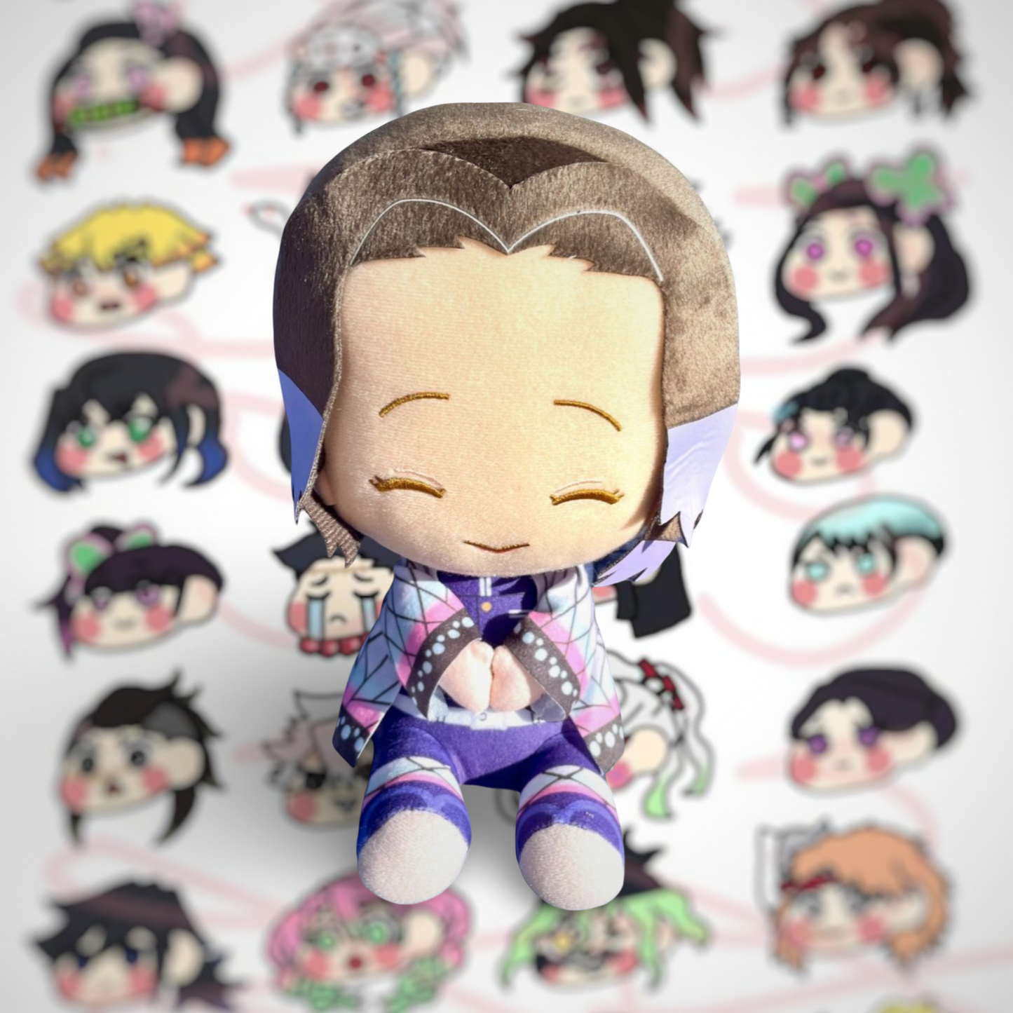 Llavero Decorativo Sentado Shinobu Kocho Kimetsu No Yaiba Demon Slayer Guardianes de la noche