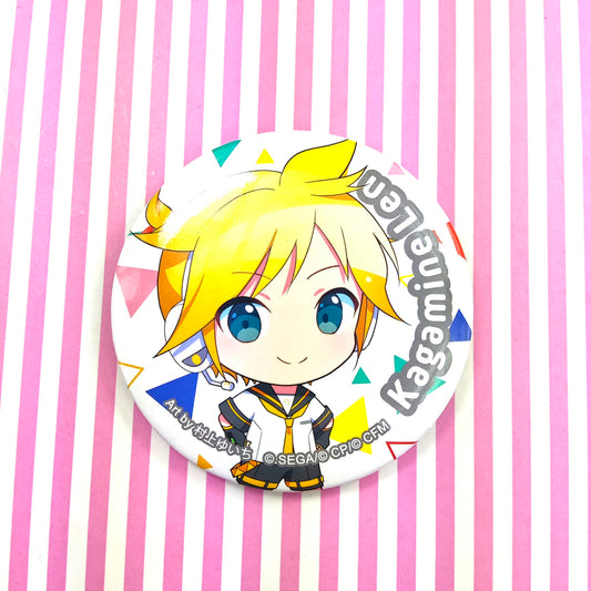 Kagamine Len Vocaloid Can Badge Project Sekai Colorful Stage! ft. Hatsune Miku