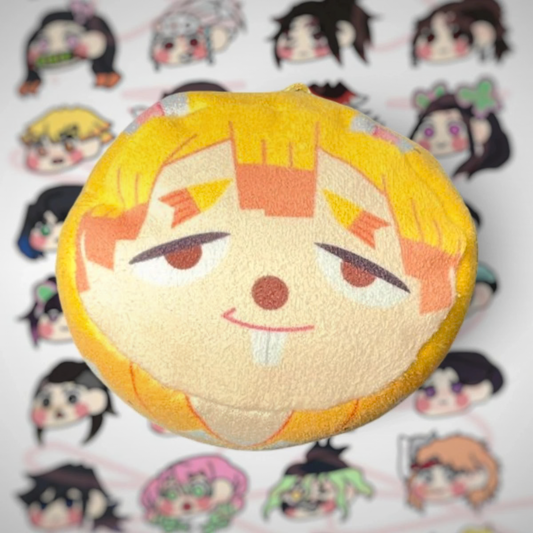 Decorative Raccoon Keychain Zenitsu Agatsuma Kimetsu No Yaiba