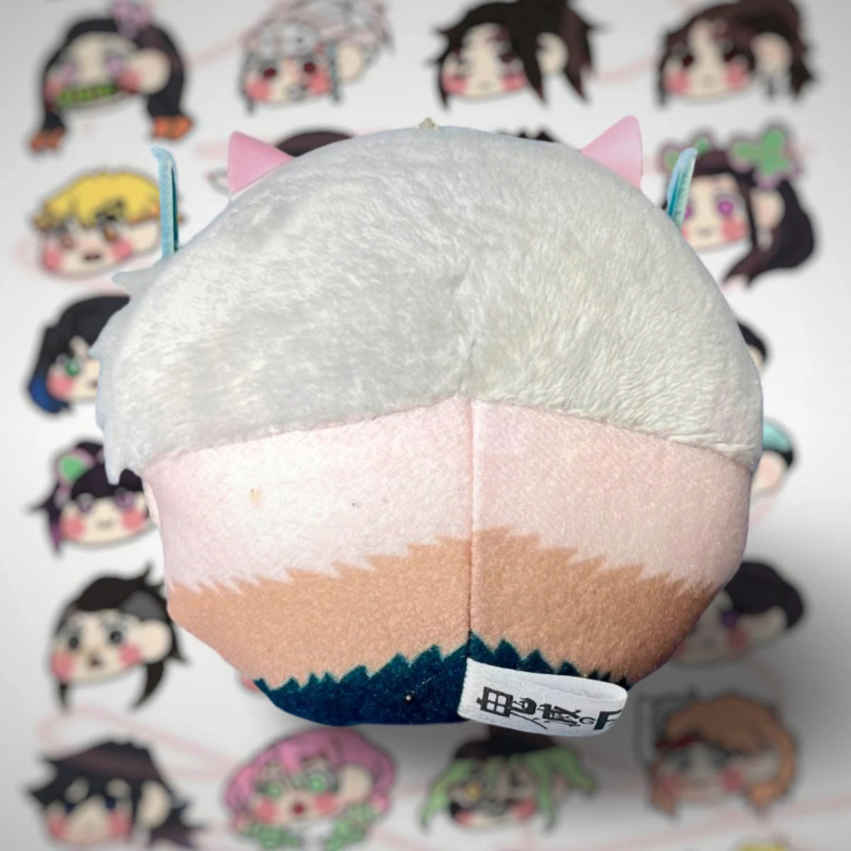 Inosuke Hashibira Kimetsu No Yaiba Round Decorative Keychain