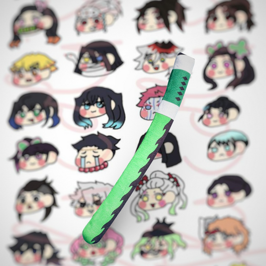 Large Sword Sanemi Shinazugawa Kimetsu No Yaiba Plush Toy