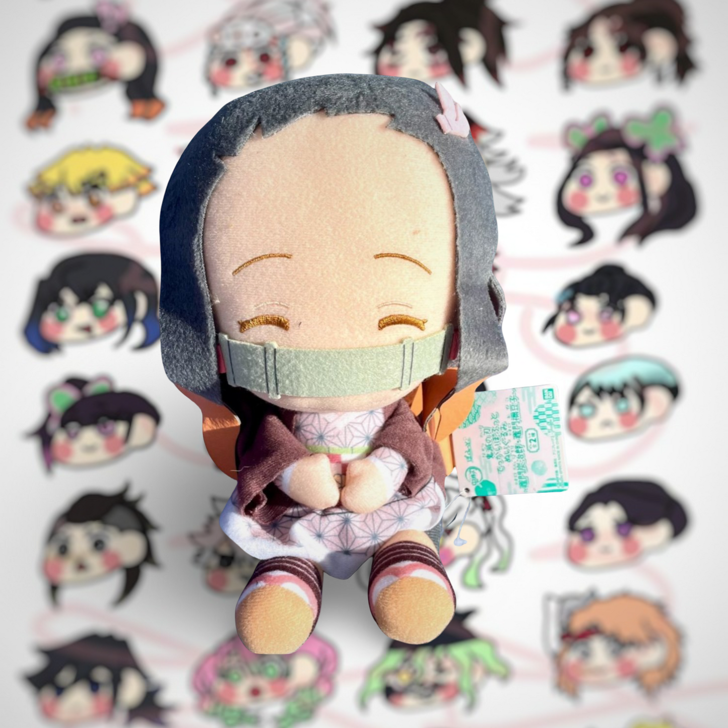 Sitting Decorative Keychain Nekuzo Kamado Kimetsu No Yaiba