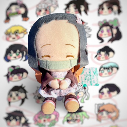 Sitting Decorative Keychain Nekuzo Kamado Kimetsu No Yaiba