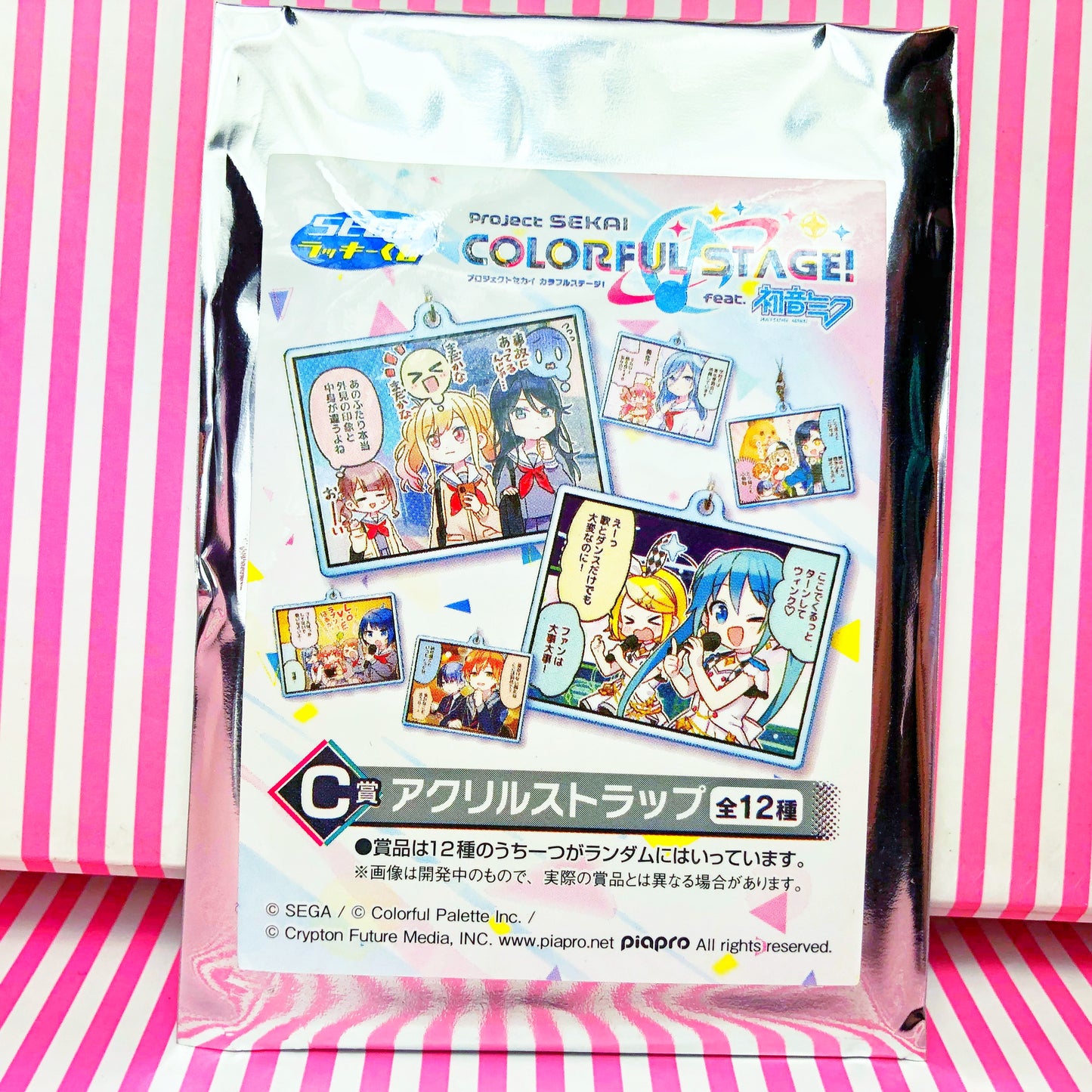 Project Sekai Colorful Stage! SEGA Lucky Kuji Prize C - Gacha Acrylic Strap Keychain