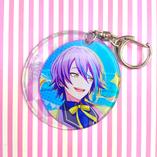 Round Acrylic Keychain Kamishiro Rui Project Sekai Colorful Stage! ft. Hatsune Miku