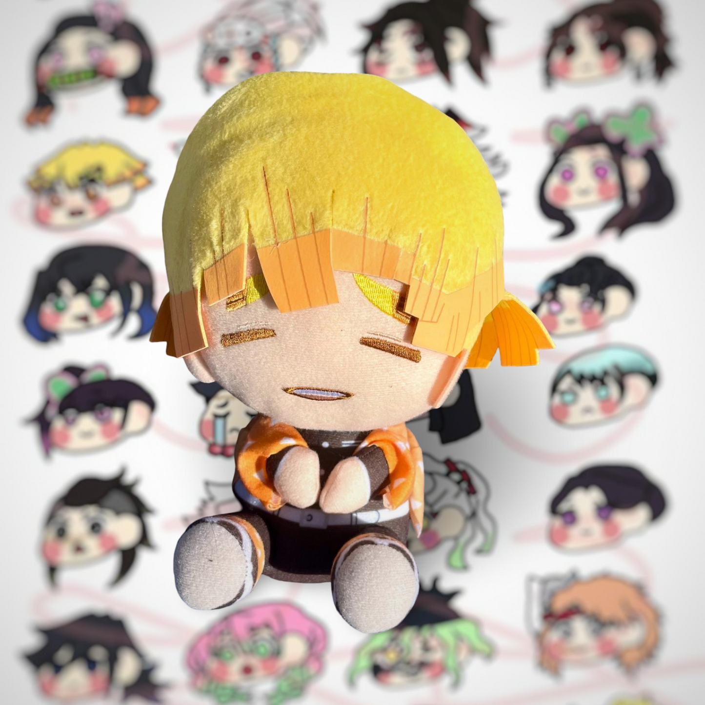 Large Smiling Plush Kimetsu No Yaiba Zenitsu Agatsuma Vol 1