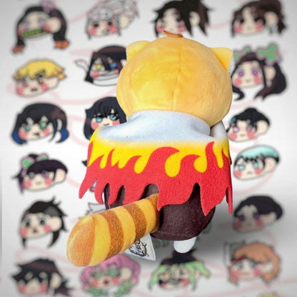 Kyojuro Rengoku Kimetsu No Yaiba Porte-clés décoratif Collaboration avec Rascal