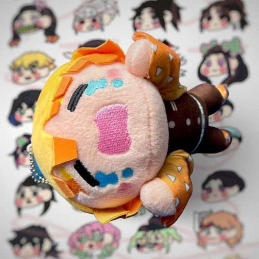 Nesoberi Crying Zenitsu Agatsuma Kimetsu No Yaiba Decorative Keychain