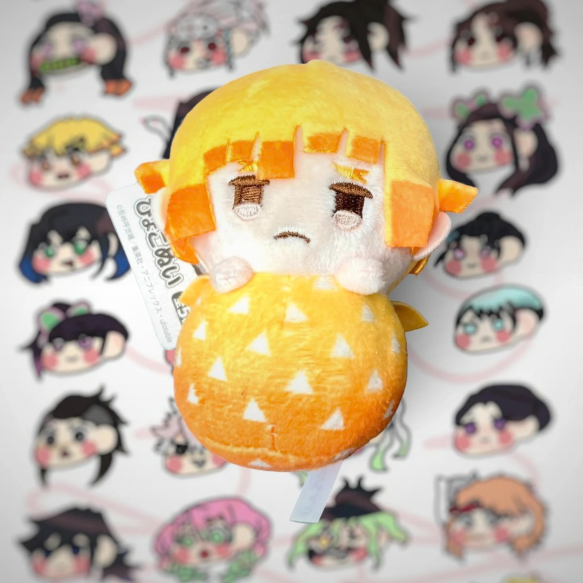 Cute Zenitsu Agatsuma Kimetsu No Yaiba Decorative Keychain