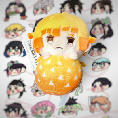 Cute Zenitsu Agatsuma Kimetsu No Yaiba Decorative Keychain