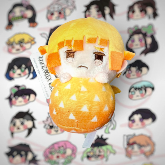 Cute Zenitsu Agatsuma Kimetsu No Yaiba Decorative Keychain