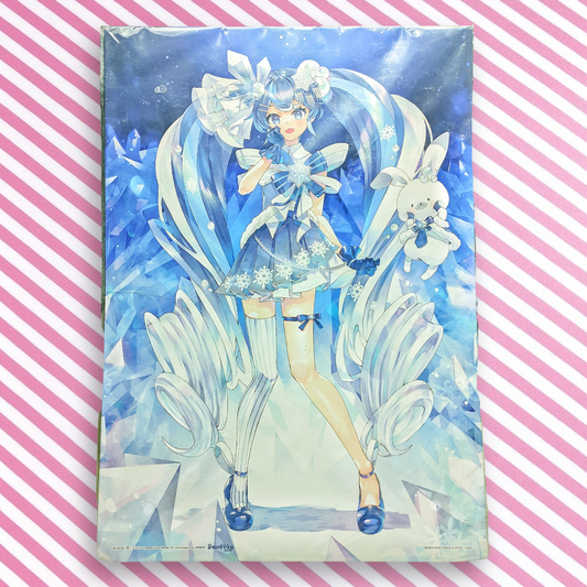 Ichiban Kuji Snow Miku 2025 C Premio Tablero de Ilustración A3 Vocaloid Hatsune Miku