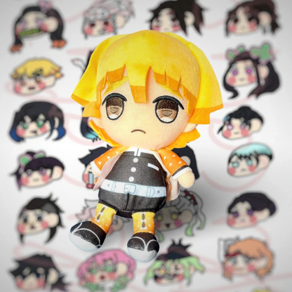 Zenitsu Agatsuma Kimetsu No Yaiba Vers2 Plush