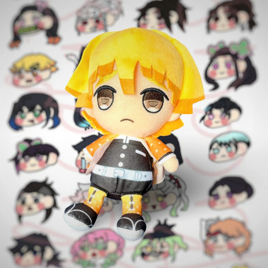Zenitsu Agatsuma Kimetsu No Yaiba Vers2 Plush