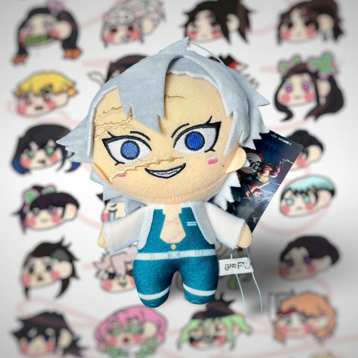 Decorative Keychain Sanemi Shinazugawa Kimetsu No Yaiba Vers1