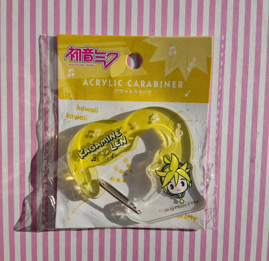 Broche Clip Acrilico Vocaloid Kagamine Len