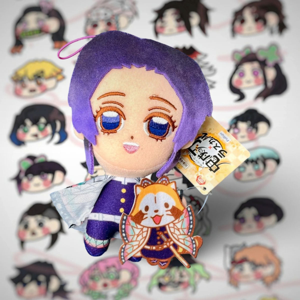 Shinobu Kocho Kimetsu No Yaiba Colab Rascal Decorative Keychain