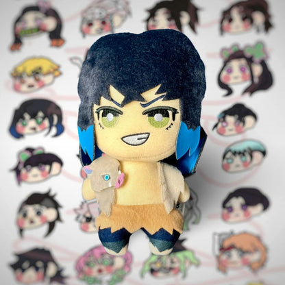 Decorative Keychain Inosuke Hashibira Kimetsu No Yaiba Medium