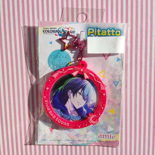 Aoyagi Toya Project Sekai Colorful Stage Emblem Keychain! ft. Hatsune Miku