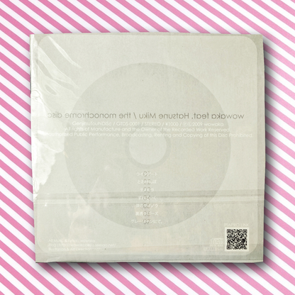 Wowaka - The Monochrome Disc - Doujin Vocaloid Hatsune Miku CD